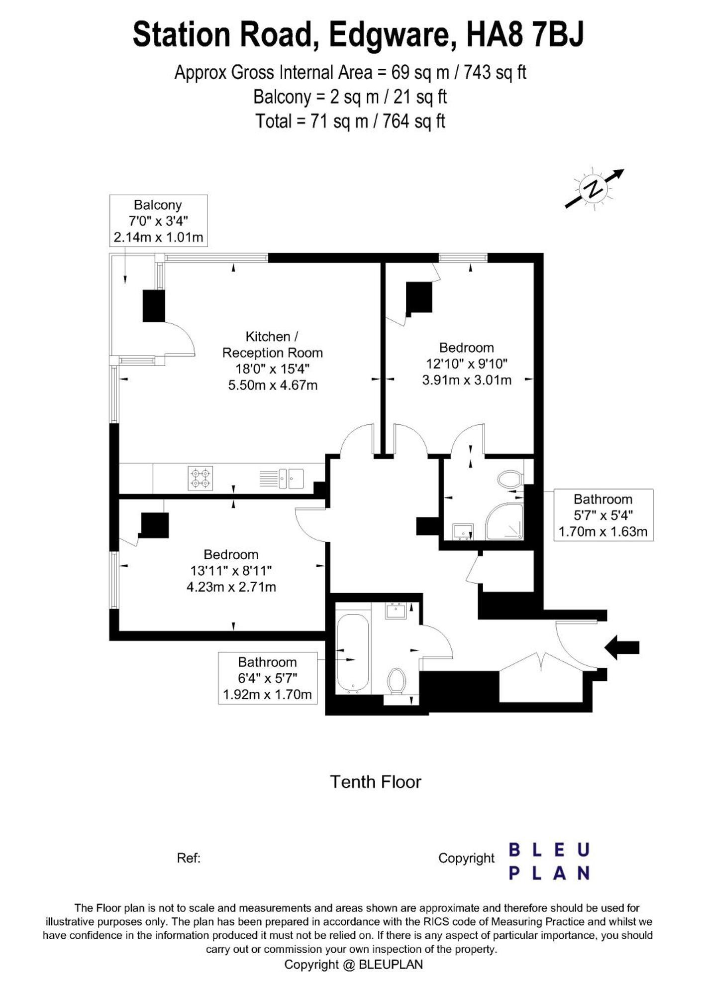 Luxury Apartment With Stunning Views On 10Th Floor Edgware Kültér fotó
